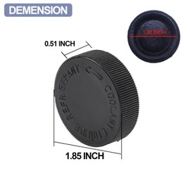 2PCS Coolant Reservoir Cap for Nissan,21712-79900 Radiator Overflow Tank Lid Cap Radiator Liquid Storage Cover,Compatible with Infiniti EX35 FX37 EX37 G35 Q70 QX50 G25 G37 2003-2017(Black)