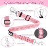 Eyein Dog Harness with Seat Belt for Car, 2 Carabiner