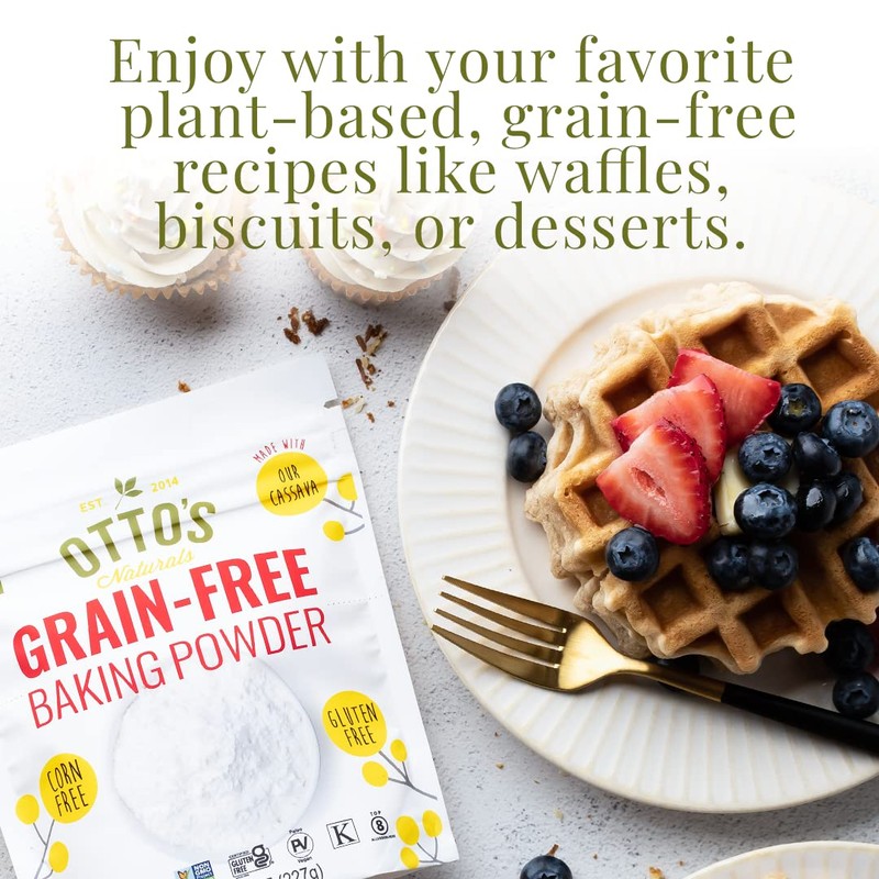 OTTOS NATURALS Grain Free Baking Powder, 8 OZ