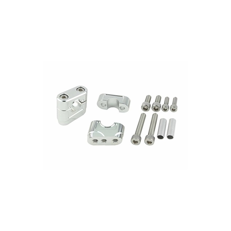 POSH 070053-03 Motorcycle Equipment Muscle Low Bracket Silver
