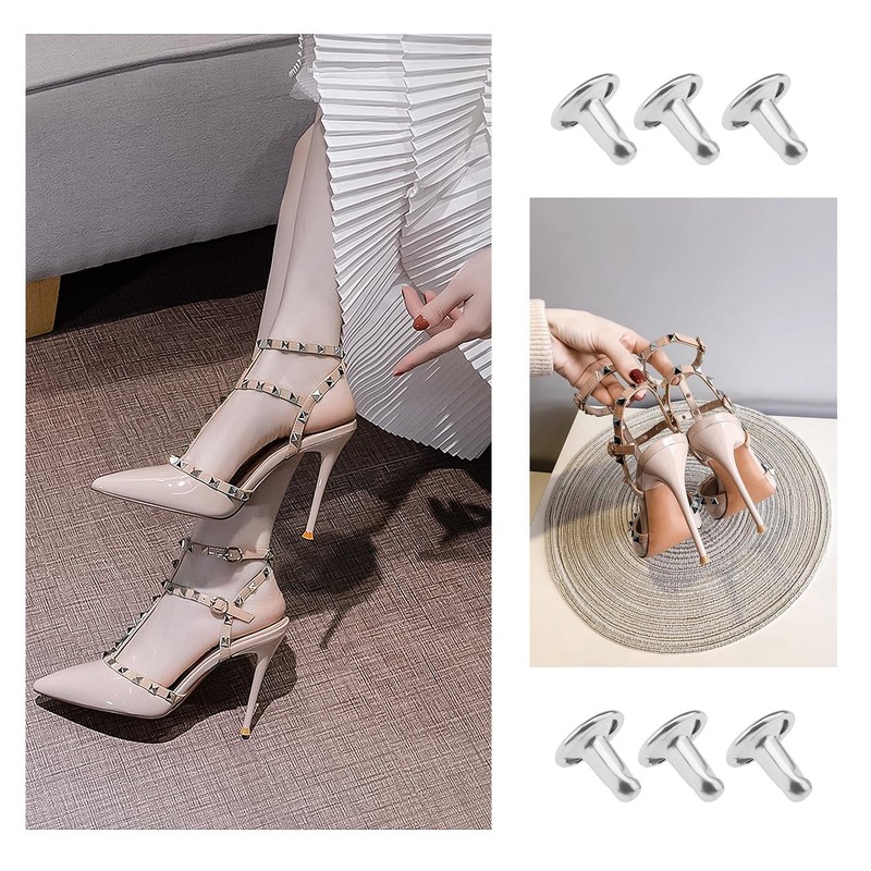 Micro Traders 200pcs Pyramid Rivets Spike Square Studs Rivets Spike