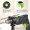 GALAX PRO 4.5Amp 0-3000RPM Corded Hammer Drill, 5pcs Bit, Hammer