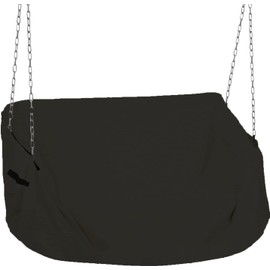 YHINGG Porch Swing Cover 71Inch Waterproof 600D Oxford Hanging Outdoor Swing Cover Garden Hammock Patio Furniture Covers (Black, 71x28x(35-28) Inch)