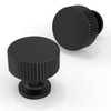 Asimerdeco AR005 10 Pack Matte Black Cabinet Knobs Single Hole