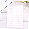 Healeved 3sets Eyebrow Patch Simulation Eyebrow Makeup Tools Sticker for