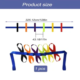 Walking Rope,Children's Walking Rope,School Security Rope,Public Place Rope,Walking Ropes for Preschool Daycare School Kids Outdoor Colorful Handles,Children Safety Walking Rope with 12 Handles