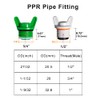 Feelers 1/2" PT Male Thread PPR Pipe Plug End Caps