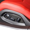 CHEAYAR Soft Real Carbon Fiber Car Seat Adjustment Switch Trim