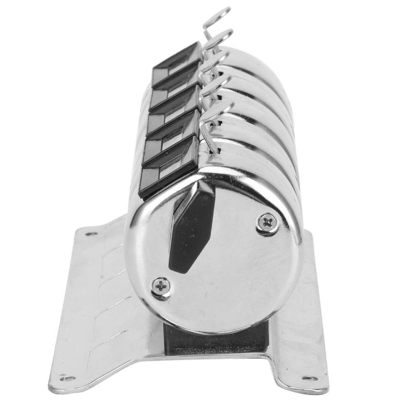 Stainless Steel Mechanical Counter 4‑Digit 5 Units Hand Tally Mechanical