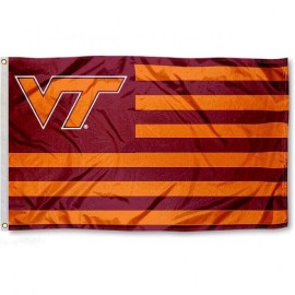 Unbranded VIRGINIA TECH HOKIES 3'X5' FLAG BANNER *100% FULL COLOR ON BOTH SIDES OF FLAG*