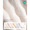 Faux Fur Throw Blanket, Ultra Soft Fuzzy Blanket for Couch