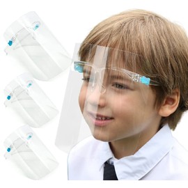OLOA Children's Face Shield Glasses Type Eyeglass Type [Inspected and Shipped by Japanese Companies] Cover, Lightweight, Anti-Fog, Face Guard, Protective Film (3)