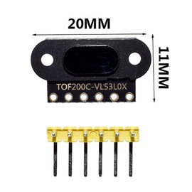 iHaospace TOF200C VL53L0X Time of Flight (ToF) Laser Ranging Sensor Module for Arduino STM32 2M Measuring Distance with Optical Cover Sheet