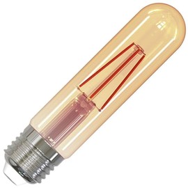 Bulbrite 3W LED T9 Filament Nostalgic Bulb, E26 Base, Dimmable 2100K, Antique