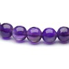 Echtes Amethyst Edelstein Armband mit 6mm Perlen - verschiedene Längen