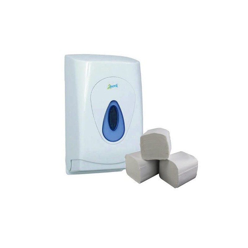 2Work Bulk Pack Toilet Tissue Dispenser