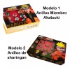Veraly Anillo Miembro Akatsuki Cosplay Anime Naruto 10 Piezas
