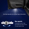 No Fade Verkoy Door Light Logo Compatible with Nissan -