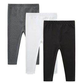 Clothes for 1 Year Old Boy Gender Neutral Baby Items Toddler Sweatpants Black Gray White