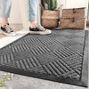 Entrance Doormat: Dust Removal & Moisture Barrier Mat M Size Brown