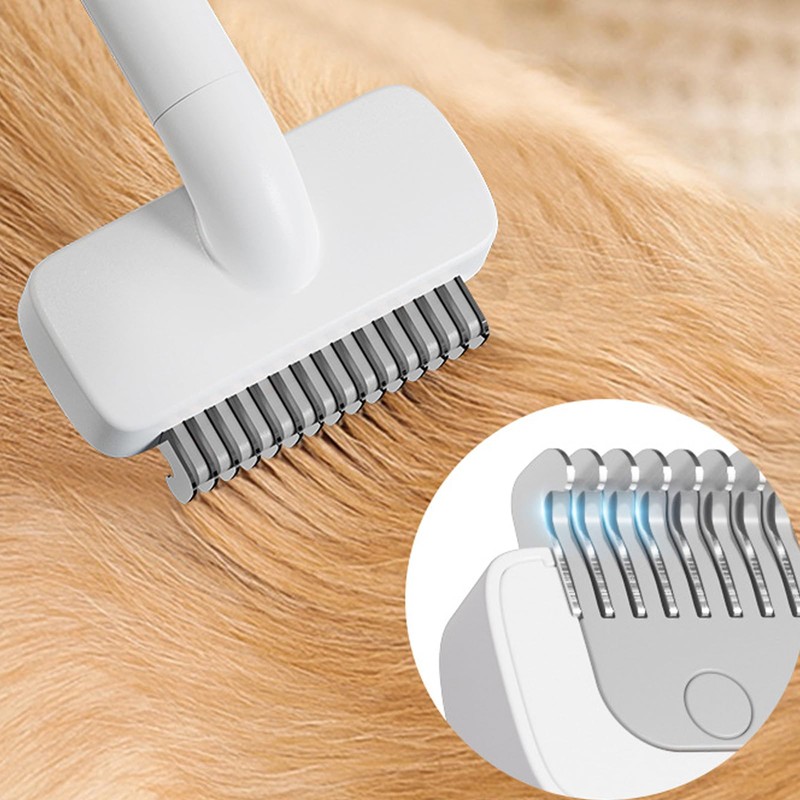 Cat Dog Comb for Short Haired Cats Dogs, Painless Cat