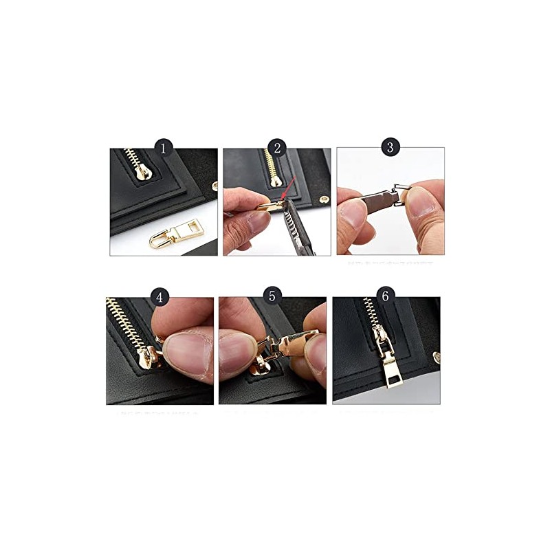 Zipper Pull Replacement, Slider Pull Tab for Luggage, Backpack, Jacket,