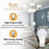 Simba Lighting LED GU24 A19 Light Bulb 12W 75W to