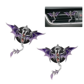 ORIESSE Purple Dragon Car Air Freshener Vent Clips,Cool Car Accessories