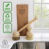 Cactus Cradle Bamboo Scrub Brush Set (4-Piece Kit) – Plastic-Free