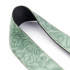 Lvkjafaz Saxophone Neck Strap,Alto Tenor Bari Soprano Sax Neck Harness,Musical Instruments Accessories Parts(1-Carved Green)