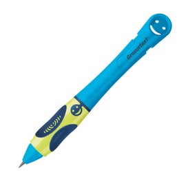 Pelikan griffix® Bleistift für Rechtshänder, Neon Fresh Blue, mit Laser-Gravur, Ergonomisches Schreiblernsystem