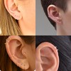 6ixGosh 18G/20G/22G Stainless Steel Hoop Nose Ring Cartilage Earring for