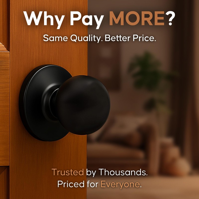 Copper Creek Colonial Passage Interior Door Knob – ANSI Grade-3