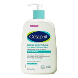 Cetaphil Limpiador Exfoliante Suave 473ml Todo Tipo Piel Día Noche