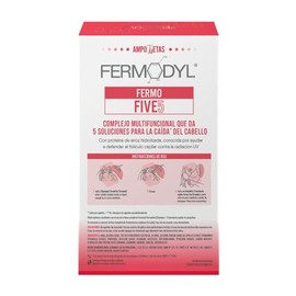 FERMODYL - FermoFive5. Ayuda a evitar la caída del cabello. Tratamiento capilar en 6 ampolletas de 6ml.