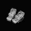 CENPEK 8 Pieces Transparent P Clips Hooks Blind Clips Safety