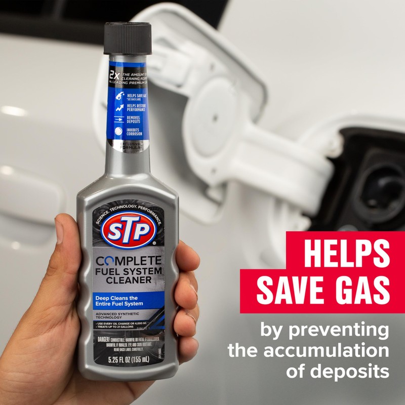 STP Complete Fuel System Cleaner, Fuel Cleaner Deep Cleans Entire