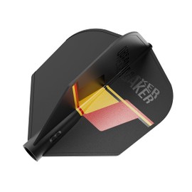 Target Darts Unisex Dimitri Van Den Bergh 8 Shafts and Dart Flights, Black, No.6 UK