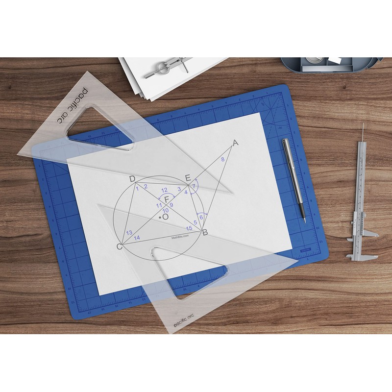 Pacific Arc's Scholastic Triangle - 8 inch - Clear -