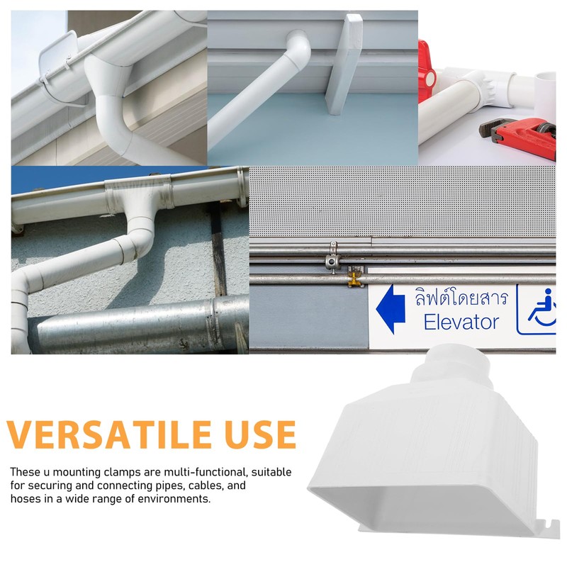 DOITOOL Gutter Connector, Gutter Downspout Adapter, Rain Gutter Downspout Extensions,