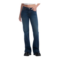 7 For All Mankind Women's Dark Wash Mid Rise Dojo Jeans