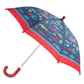 Stephen Joseph, Toddler and Little Kid Umbrella with Pinch Free Closure and Colorful Design, Transportation