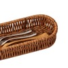 Imitation Rattan Bread Basket Multipurpose Woven Rattan Storage Tray Kitchen