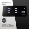 Braun Digital Alarm Clock with VA LCD Display, 10W Qi