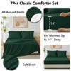 CozyLux California King Comforter Set Emerald Green - Cal King