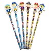 SDM 6 x Pirate Pencils With Eraser Topper Party Bag