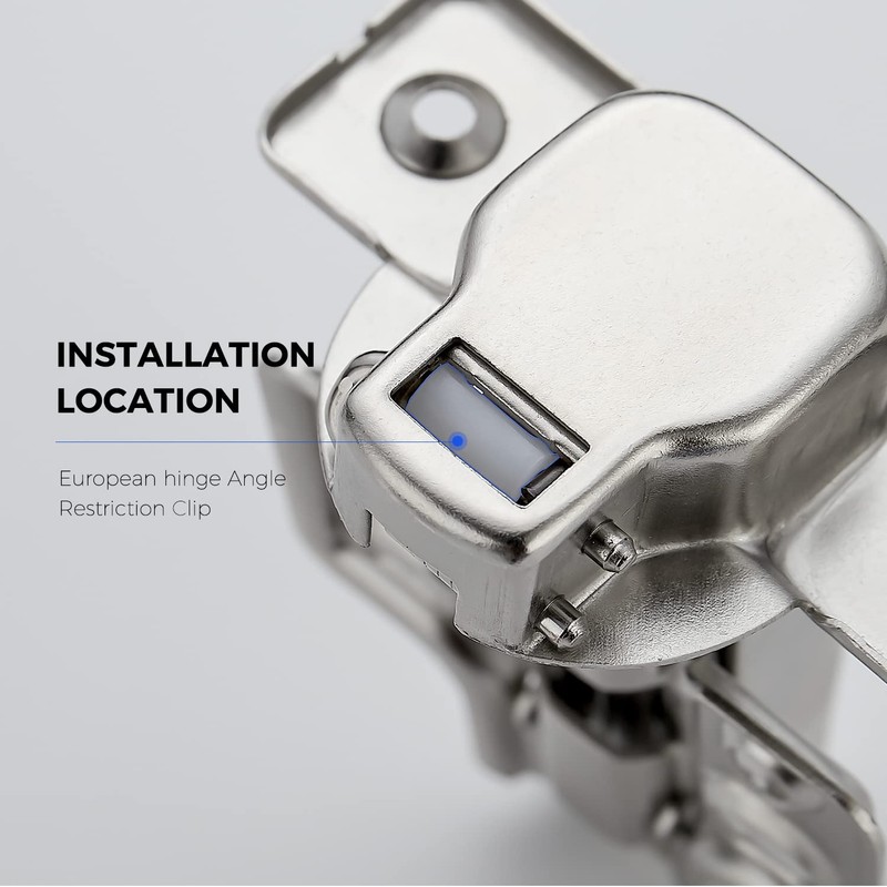 10PCS Pack 86 Degree Angle Restriction Hinge Clip for Ravinte