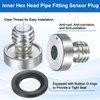 sourcing map 4Pcs M6x1 Inner Hex Head Pipe Fitting Plug,