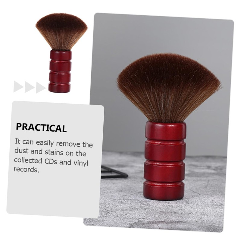 Tofficu Vinyl Record Cleaning Brush Portable Static Record Brush for