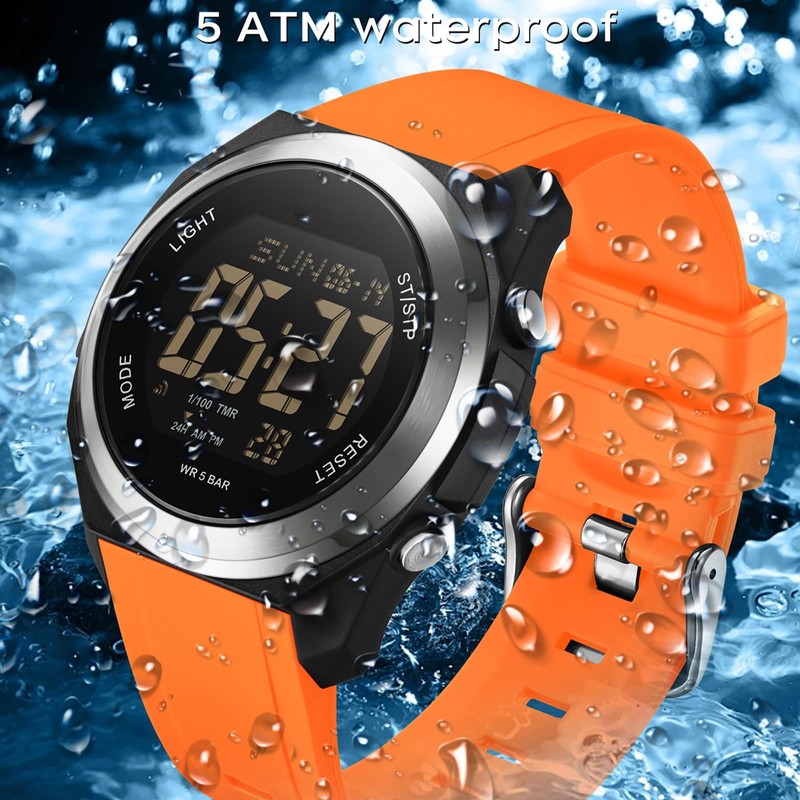 findtime Watches for Women Digital LED Back Light Watch Women